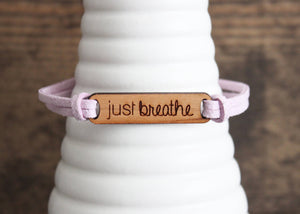 Just Breathe Cuff Bracelet 