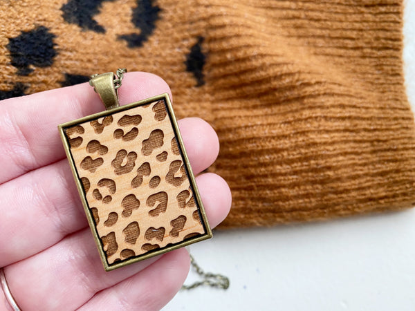 Leopard Print Necklace