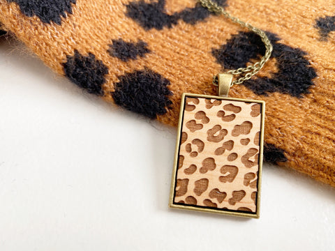 Leopard Print Necklace